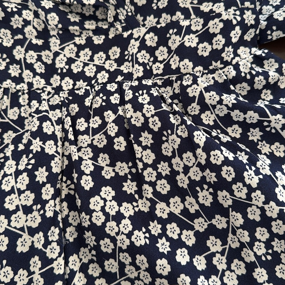 SHEIN Floral Tie-Back Romper - Picture 6 of 6
